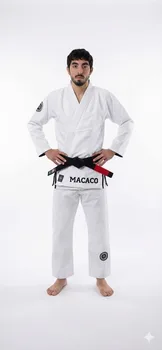 חליפת ג'וג'יטסו לבנה Macaco