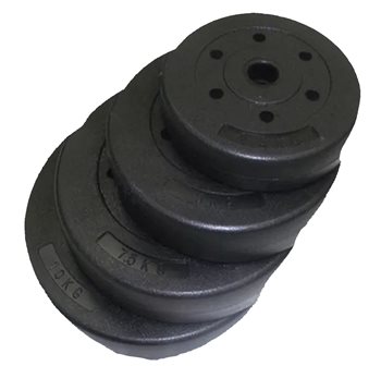 משקולות פלסטיק ובטון 5*2