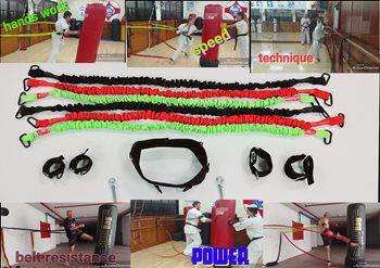 סט גומיות אימון לאומני לחימה 13 חלקים לאימון עצים במיוחד במספר רב של דרגות קושי