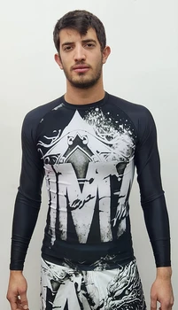 , RASH GUARD  ארוך מודפס