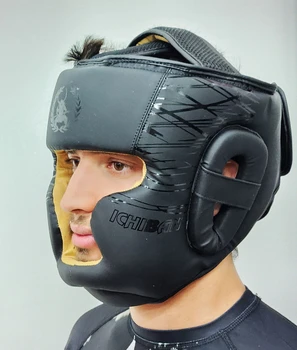 כובע מגן שחור מט