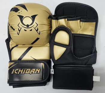 כפפות MMA מרופדות עור מיקרופייבר 8 OZ מידות M L XL