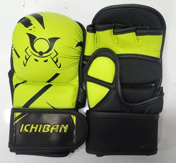 כפפות MMA מרופדות עור מיקרופייבר 8 OZ מידות M L XL