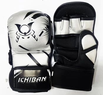 כפפות MMA מרופדות עור מיקרפייבר 8 OZ מידות M L XL