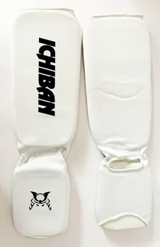 מגן שוק וכף רגל אלסטי לבן